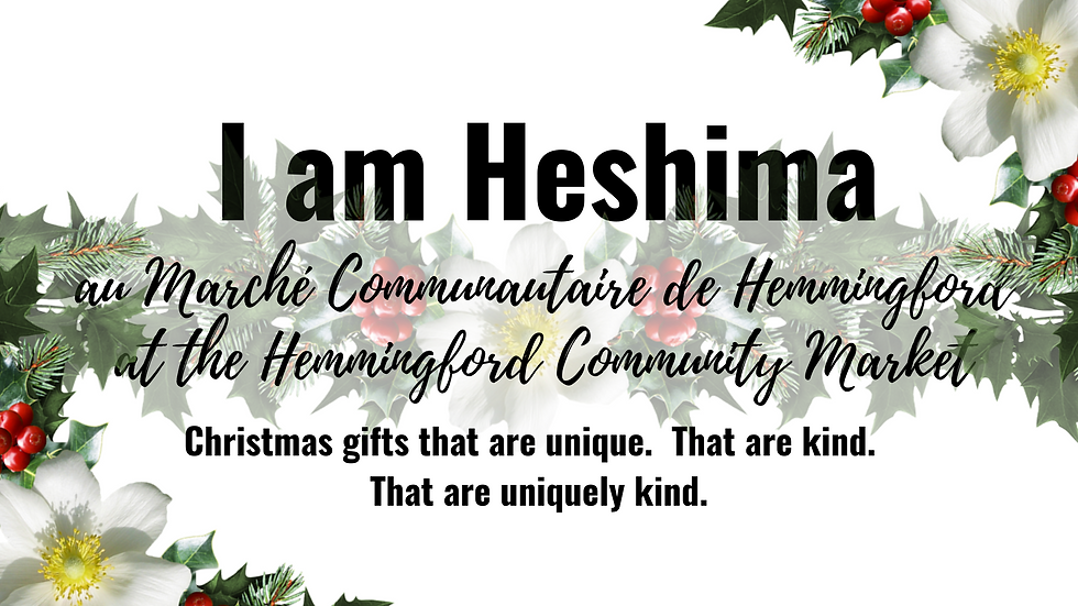 I am Heshima at the Market