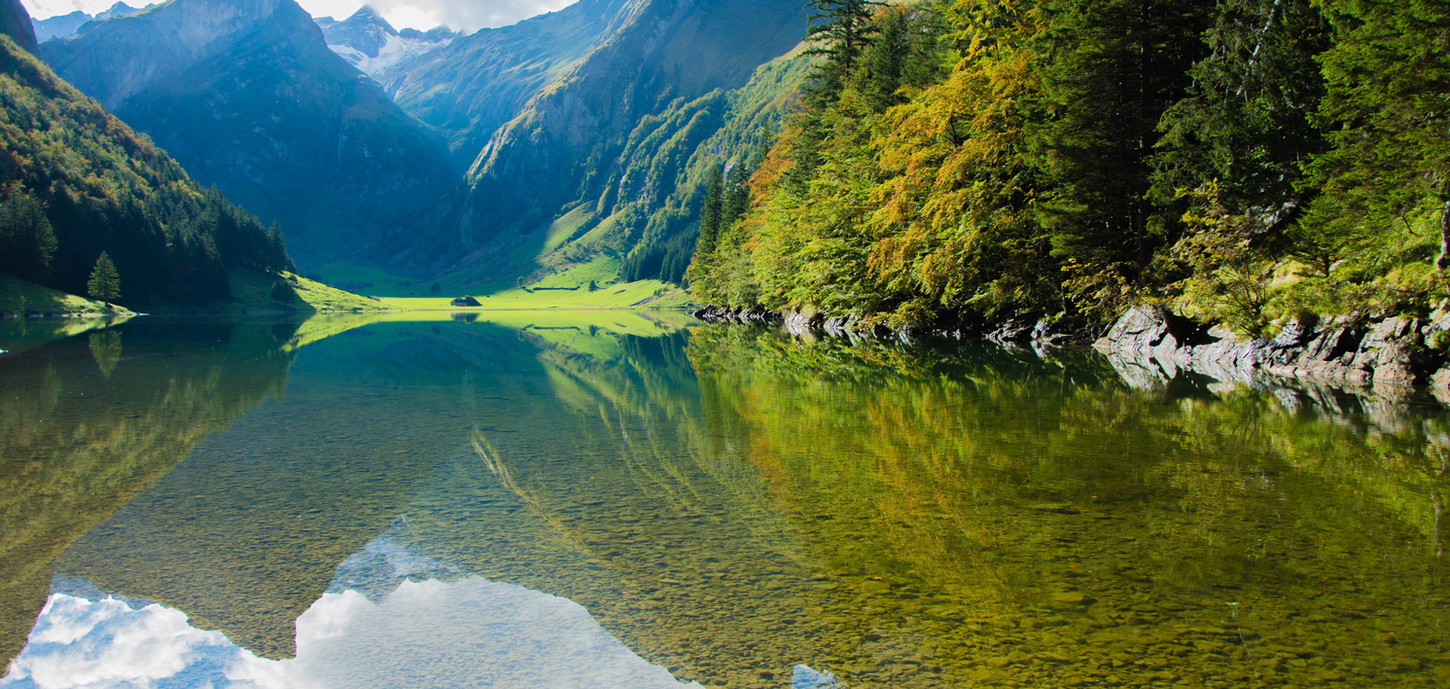 Mountians and Lake