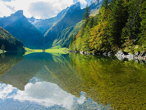 Mountians and Lake