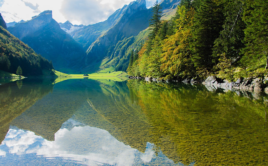 Mountians and Lake
