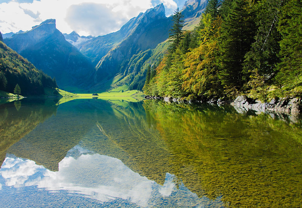 Mountians and Lake