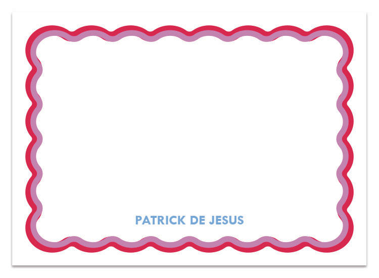 Thumbnail: Scallop Mini Notecards (with box)
