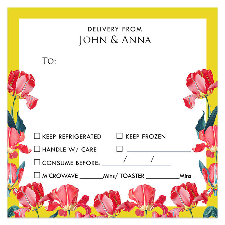 Thumbnail: Tulip Blossoms Delivery Notes