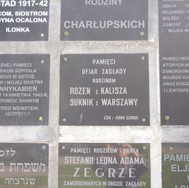 Plaque donated by Anna Suknik