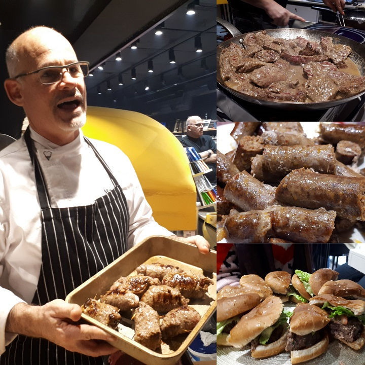 Chef Benny Ben Israel at Meat Point, Herzliya Pituach