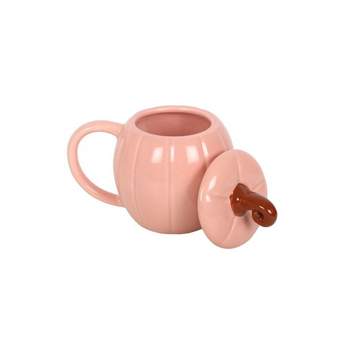 Thumbnail: PINK CURLY PUMPKIN LIDDED MUG