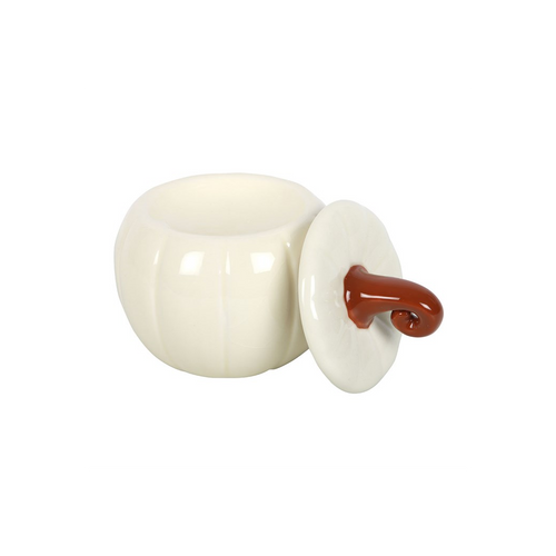 Thumbnail: WHITE CURLY PUMPKIN OIL BURNER