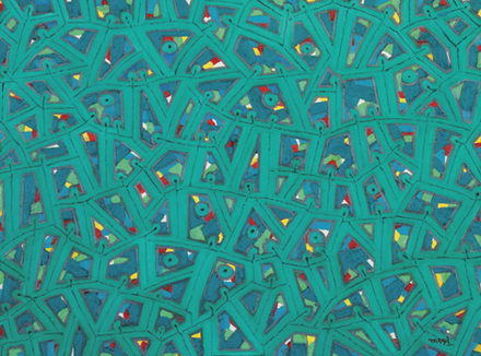 이태길, 축제-염원, 116.8x80.3cm