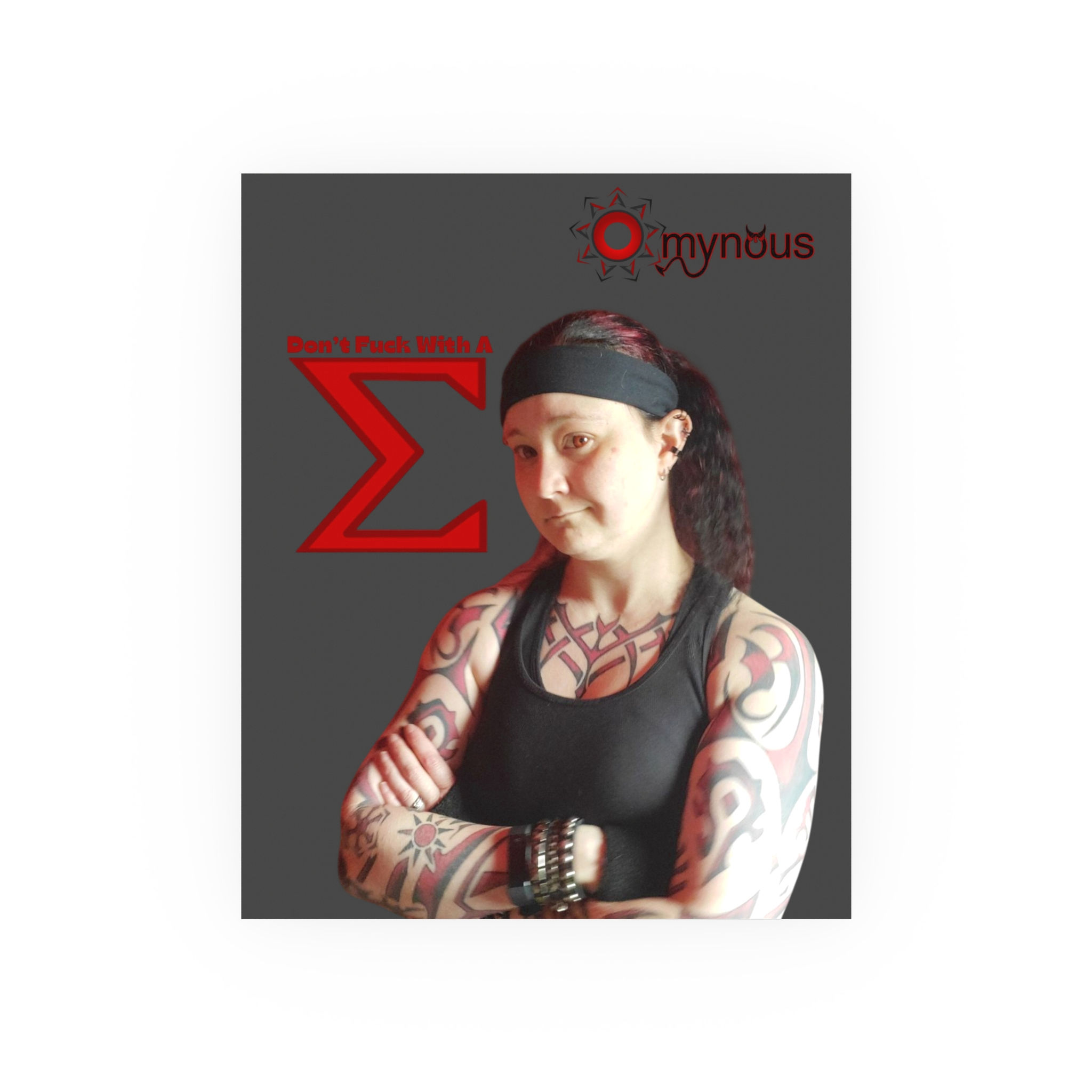 Sigma Portrait Poster — Satin & Archival Matte Wall Art