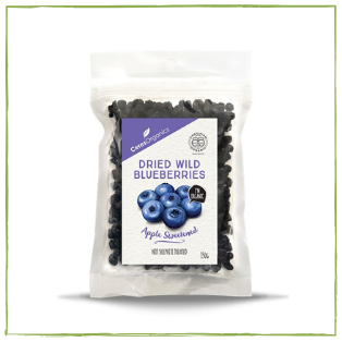 Organic Dried Wild Blueberries (150g)