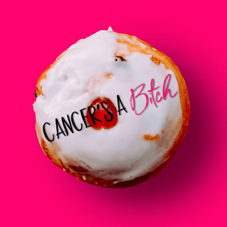 Cancer's A Bitch | Social Media Profile Pic designed by AG Social Co