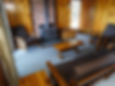 Living area & fireplace