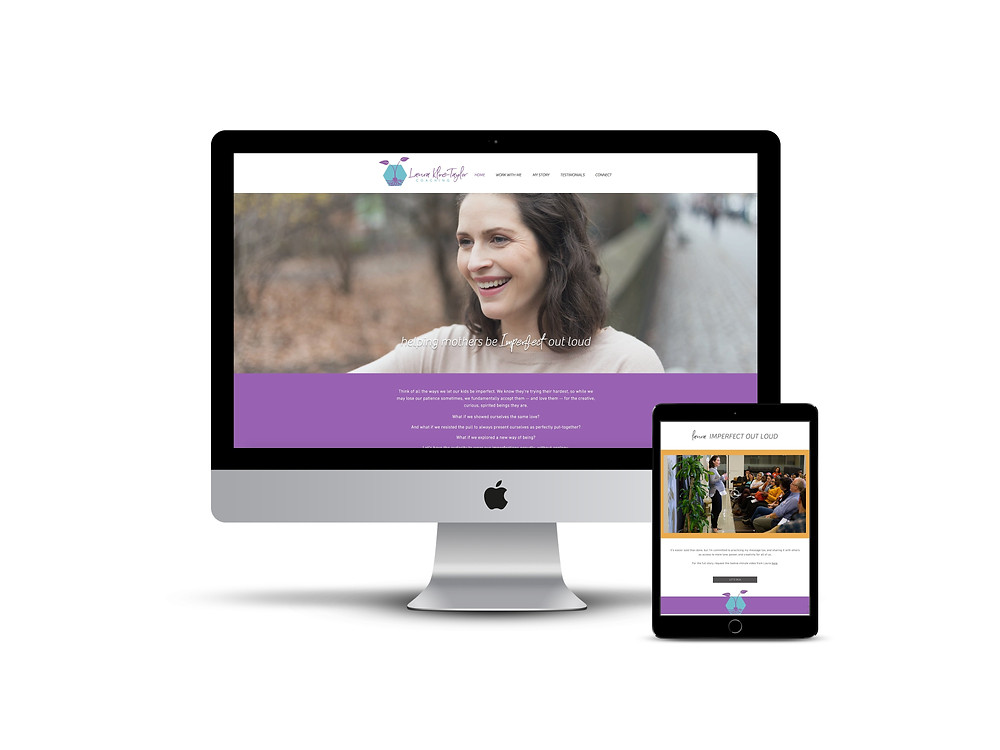 Laura Kline-Taylor Coaching web design by AG Social Co
