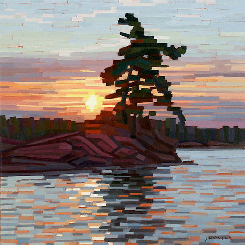 John Visser | Artist at Kingsway-Lambton Charity Art Show & Sale 