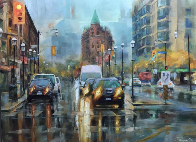 GuoYue Dou | Artist at Kingsway-Lambton Charity Art Show & Sale 