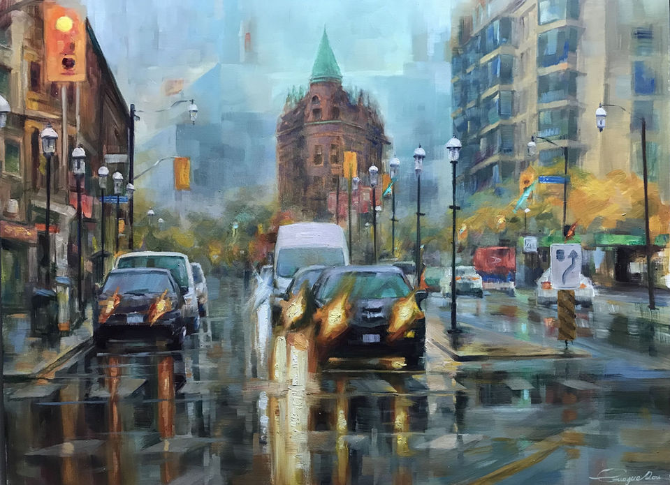 GuoYue Dou | Artist at Kingsway-Lambton Charity Art Show & Sale 