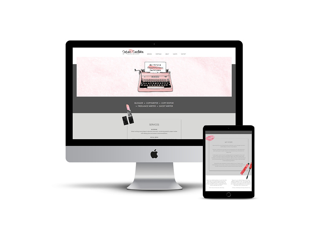 Susan Santora / Ms.Write web design by AG Social Co
