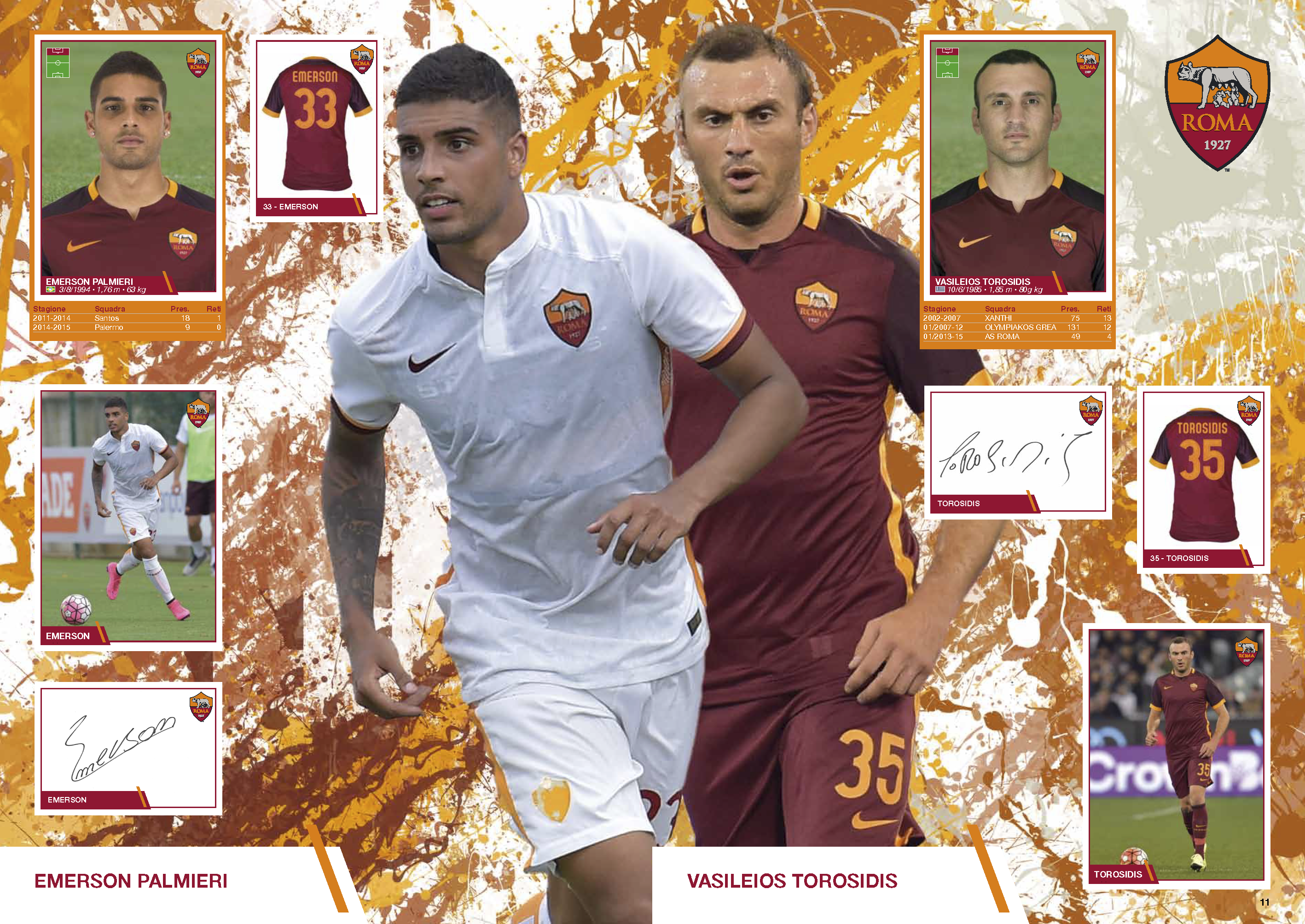 ROMA Le figurine 2015/2016