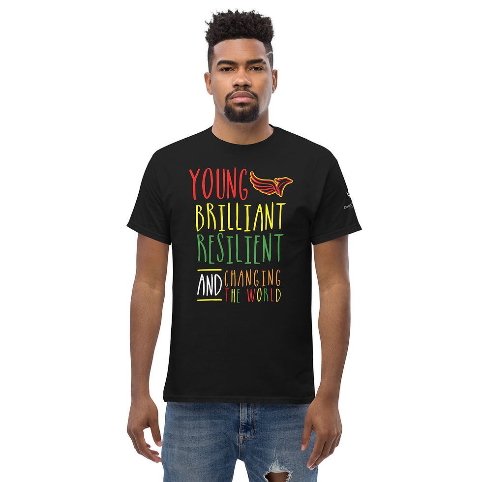 Thumbnail: Young & Changing The World Unisex T-Shirt -Black