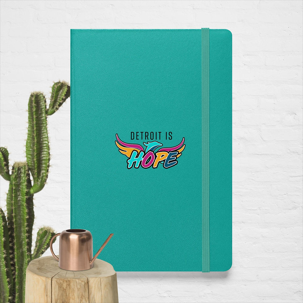 Thumbnail: Detroit is Hope Hardcover Bound Notebook