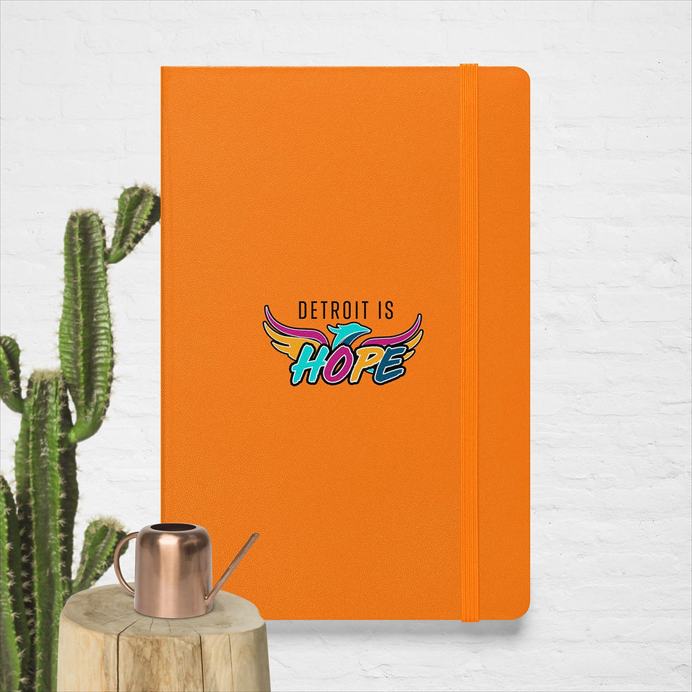 Thumbnail: Detroit is Hope Hardcover Bound Notebook