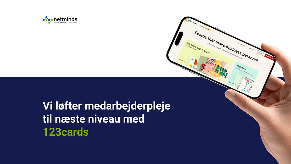 Vi løfter medarbejderpleje til næste niveau med 123cards