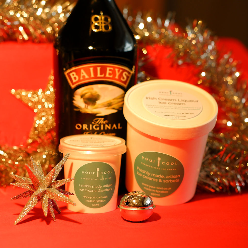 Irish Cream Liqueur ice cream (450ml tub)