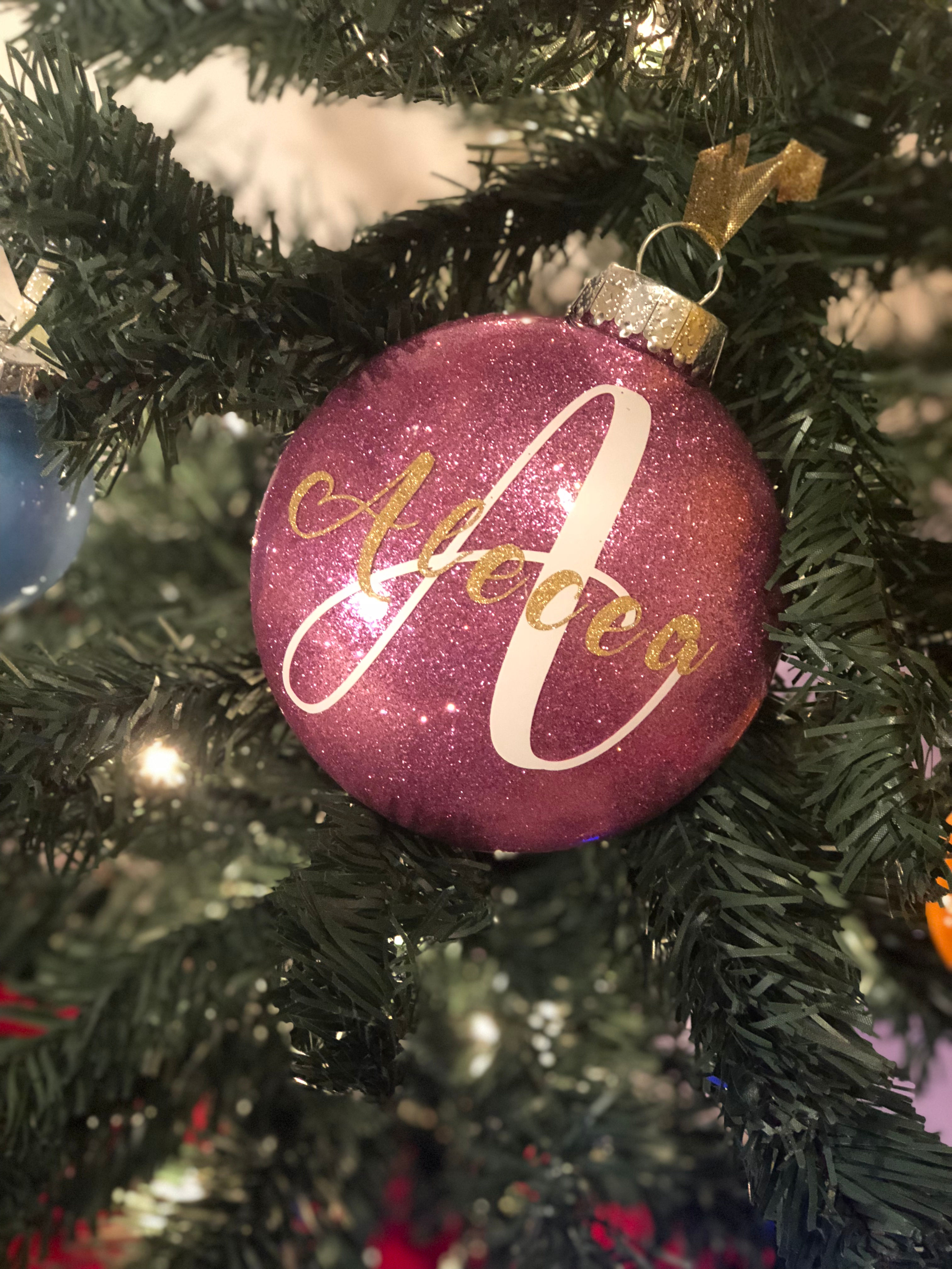 Custom Name Ornaments