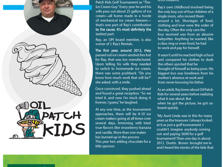 Oil Patch Kids, Ice Cream, & Golf