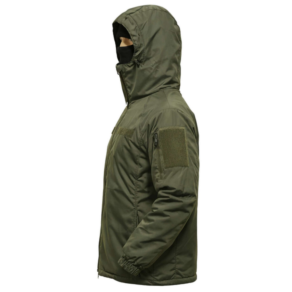 Прев'ю: Тактична куртка Khaki деталі рукава