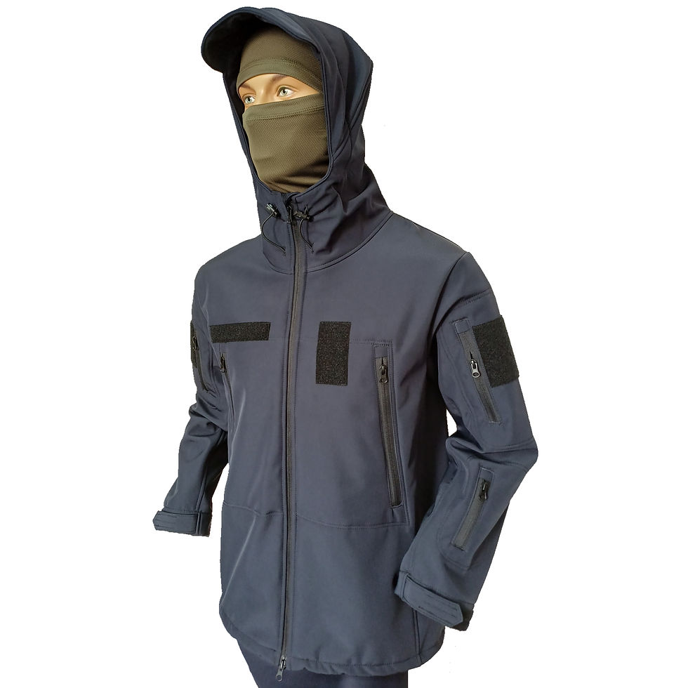 Прев'ю: Куртка тактична Condor SoftShell ДСНС, вид зліва, основні деталі