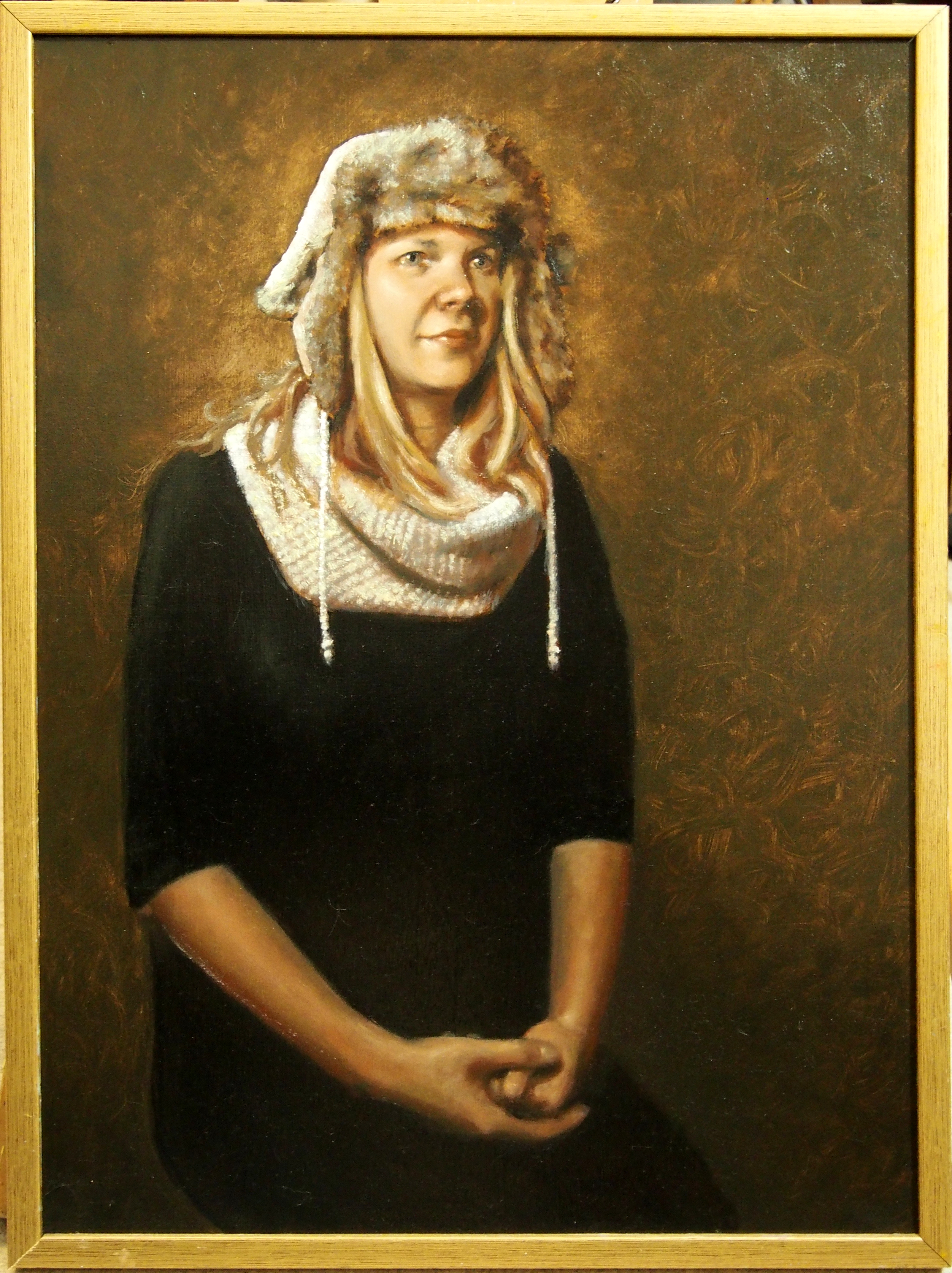 Woman in Fur Hat