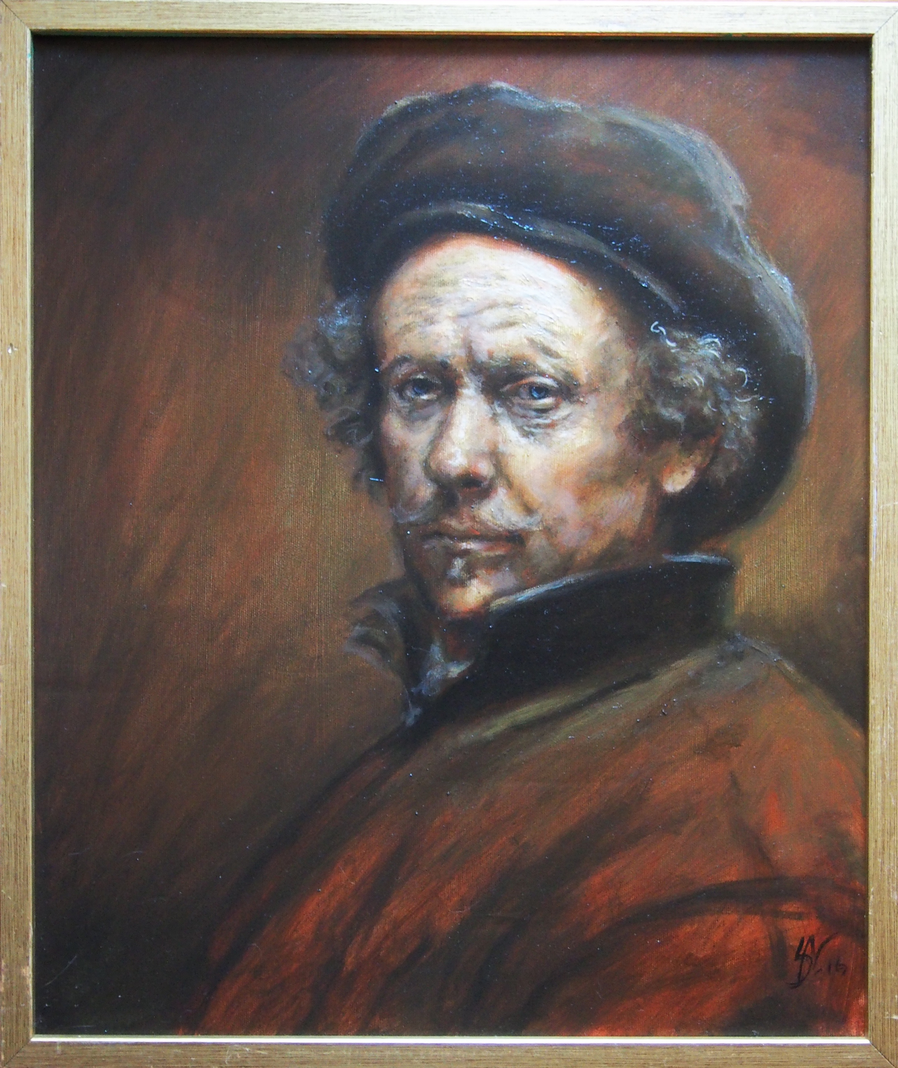 Imaginary Rembrandt Self Portrait