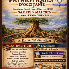 Les Rencontres Culturelles Patriotiques d'Occitanie (2ème Édition)