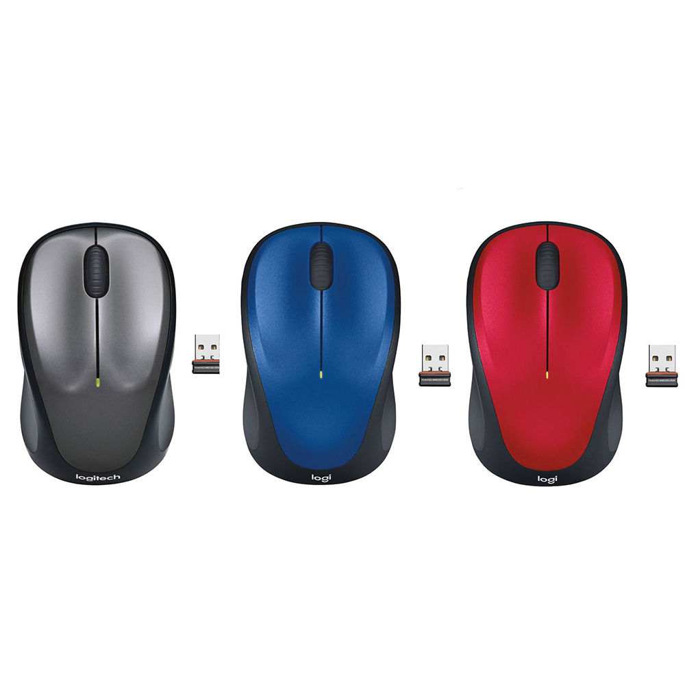 羅技 M235 羅技無線滑鼠(藍)