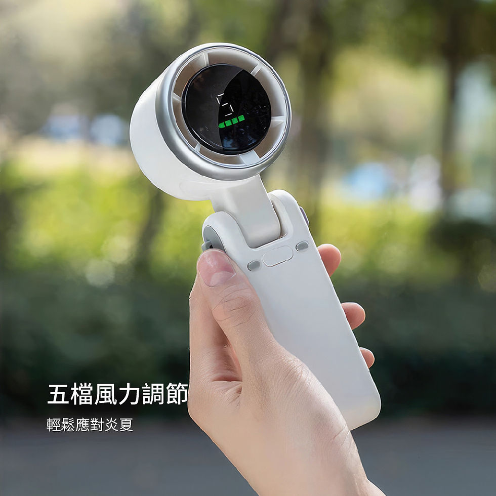 縮圖：CStar Fan70 手持折疊/頸掛三合一渦輪風扇