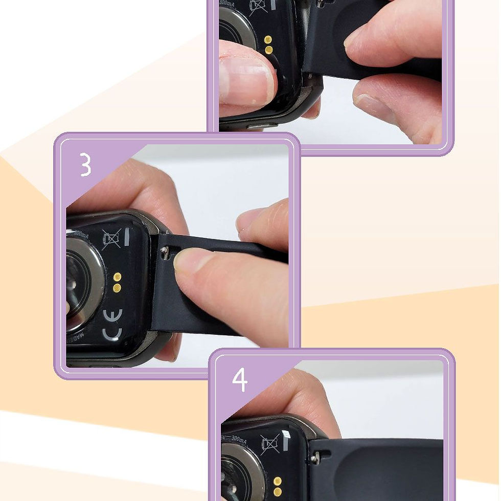 縮圖：人因負離子能量TPU磁吸矽膠錶帶 22mm/SW22