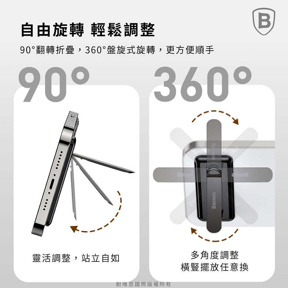 縮圖：Baseus 倍思一字旋轉支架