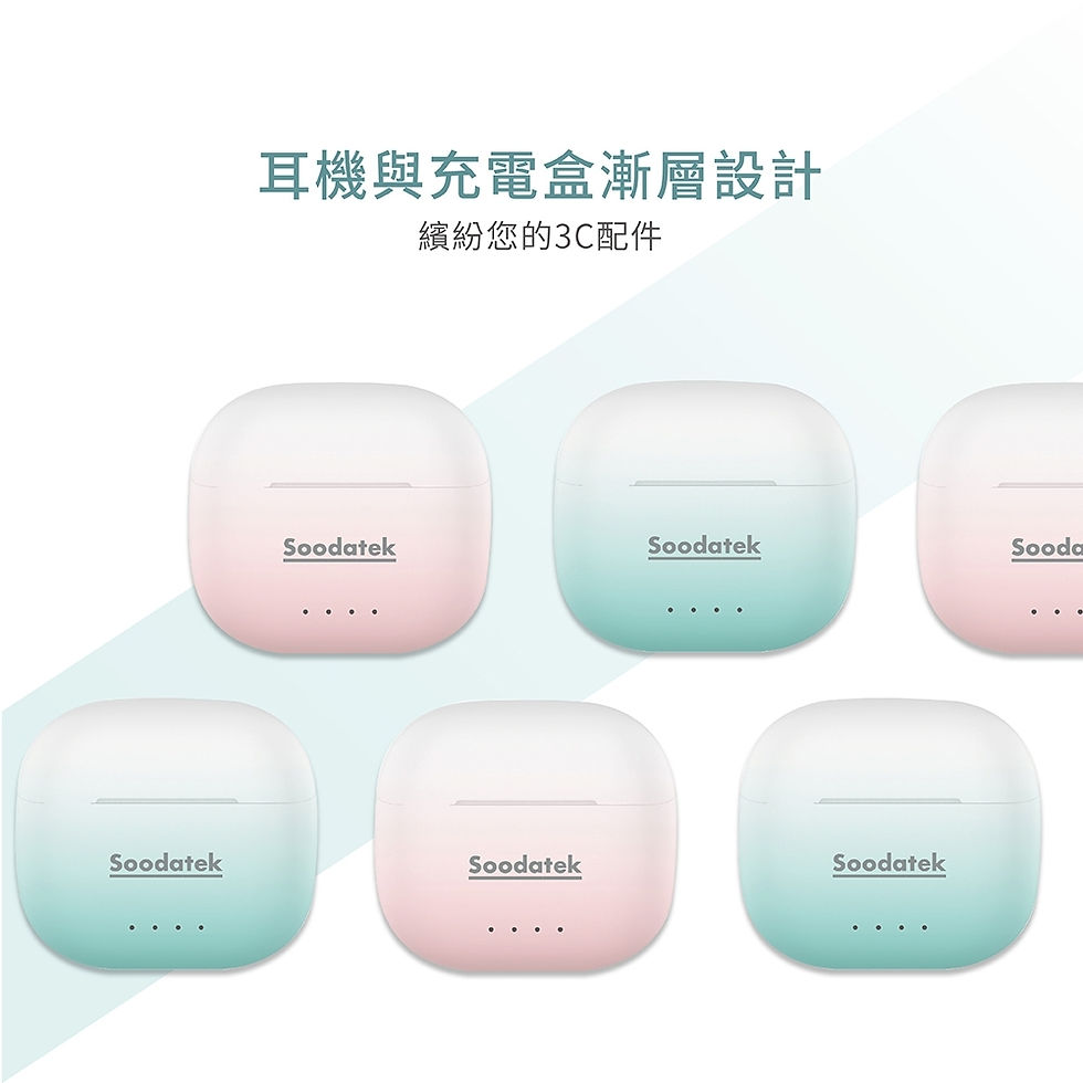 縮圖：Soodatek spring Buds 藍芽耳機