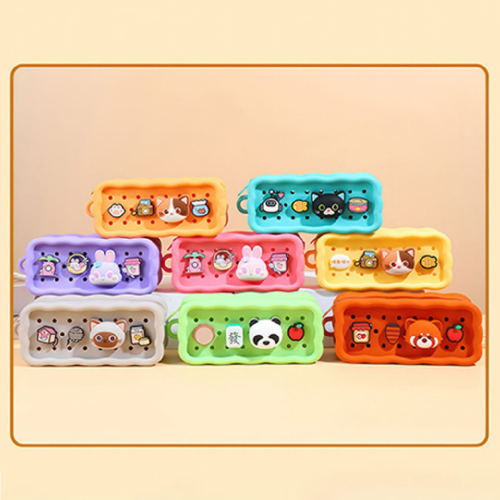 縮圖：Q.Uncle BAG094卡通DIY條型硅膠收納包(透明盒裝)