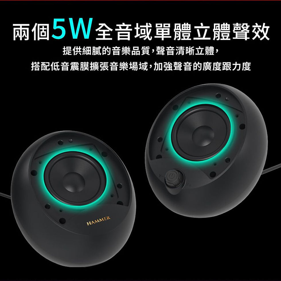 縮圖：INTOPIC W1 RGB雙模式音箱(HAMMER-W1)