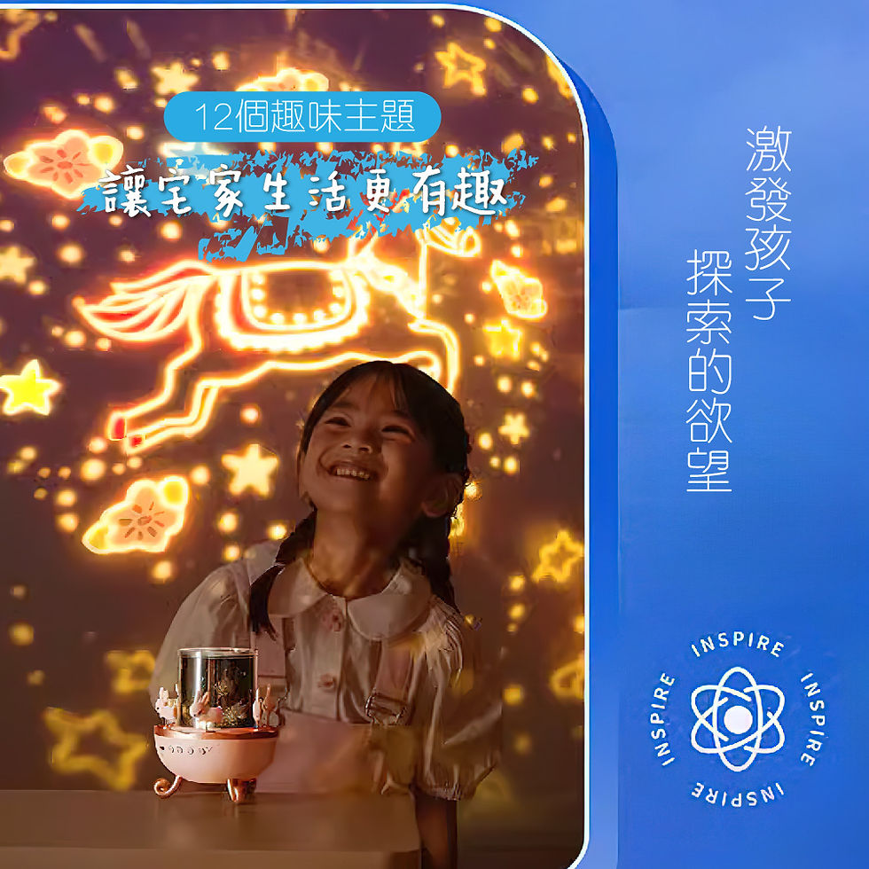 縮圖：CStar LD68 旋轉小屋兔兔音樂投影燈