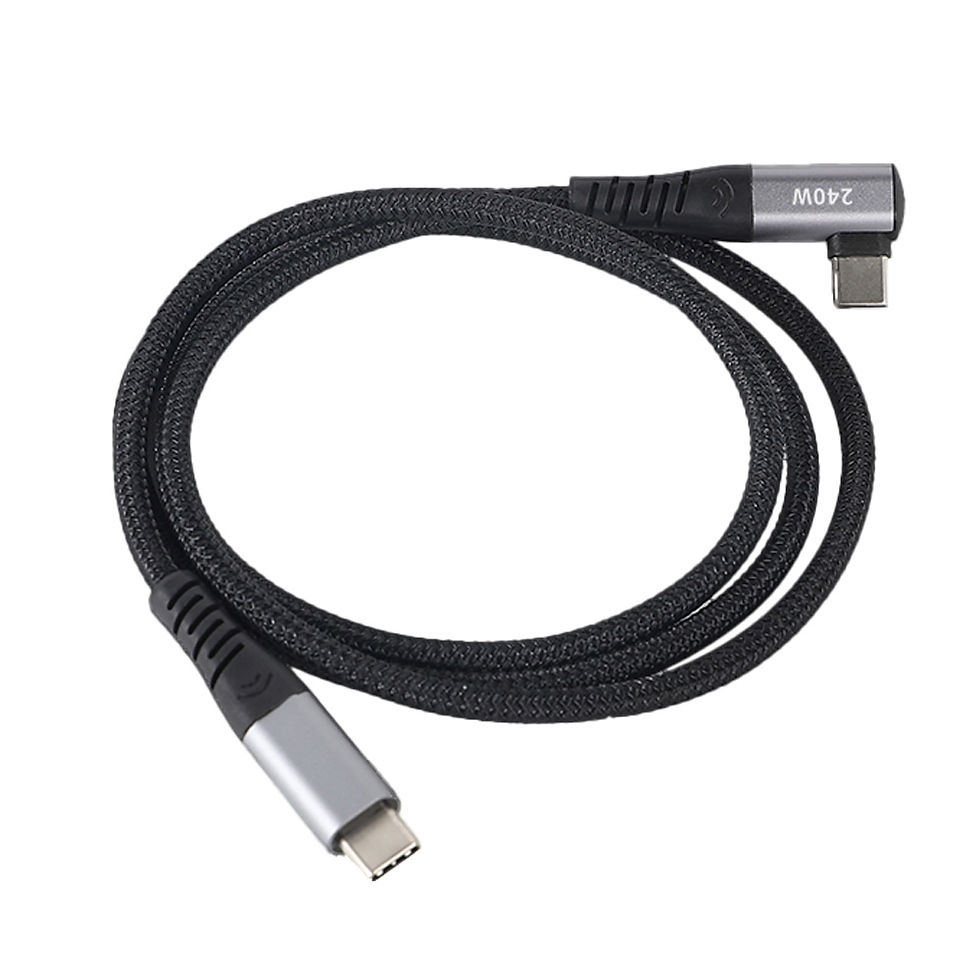 縮圖：HOLiC TC017 TC to TC L型240W PD充傳線1M