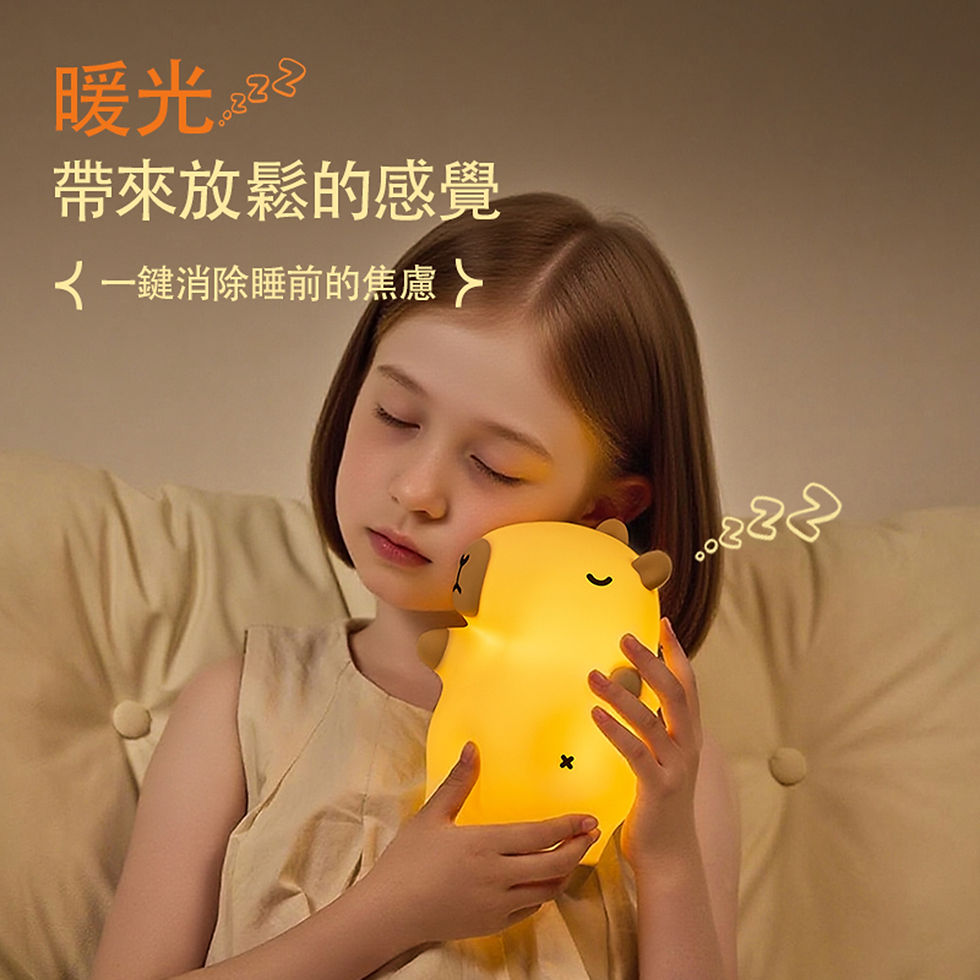 縮圖：CStar Capybara呼嚕嚕伴睡燈LD96
