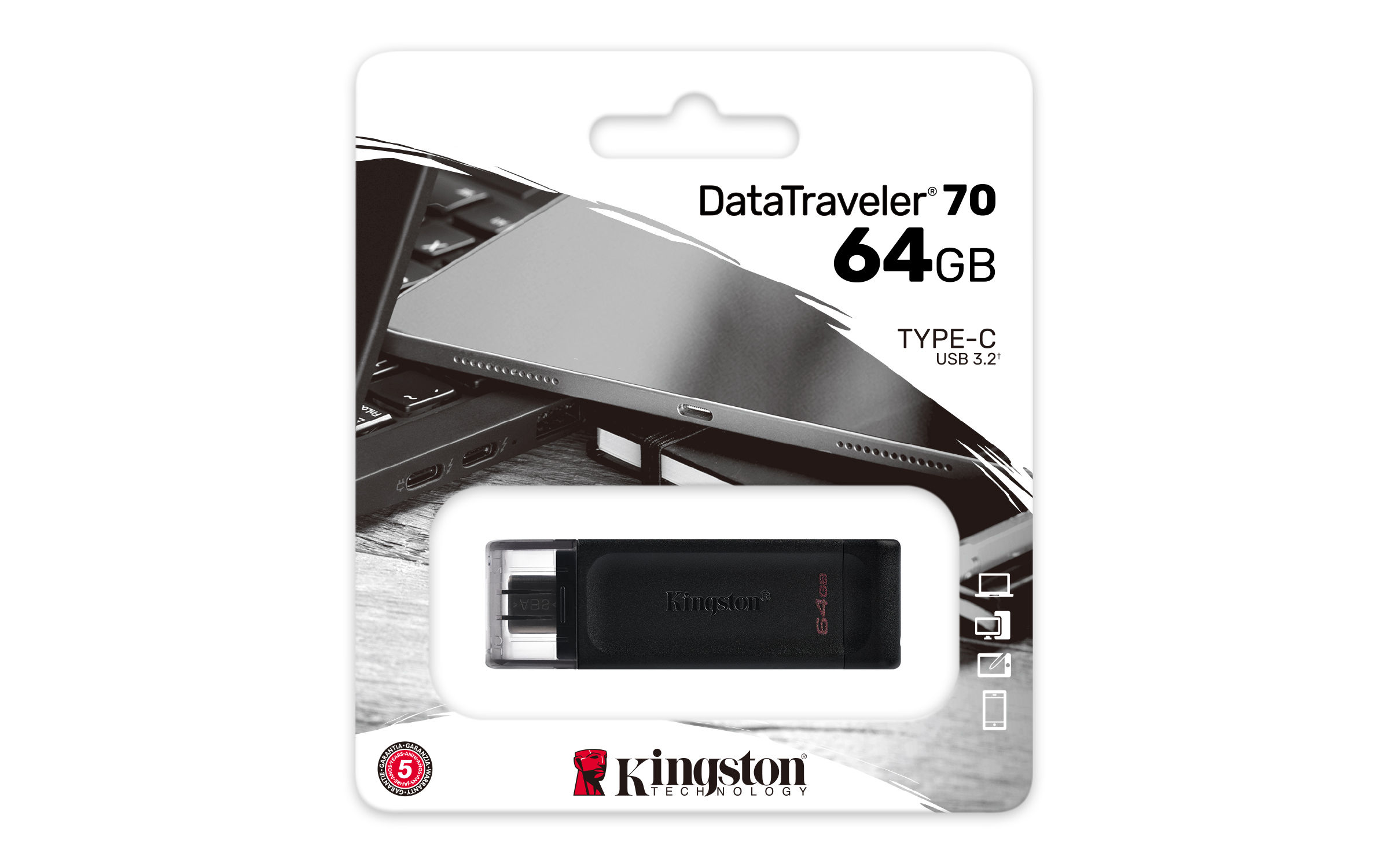 金士頓 KST DataTraveler 70 USB 隨身碟 64GB