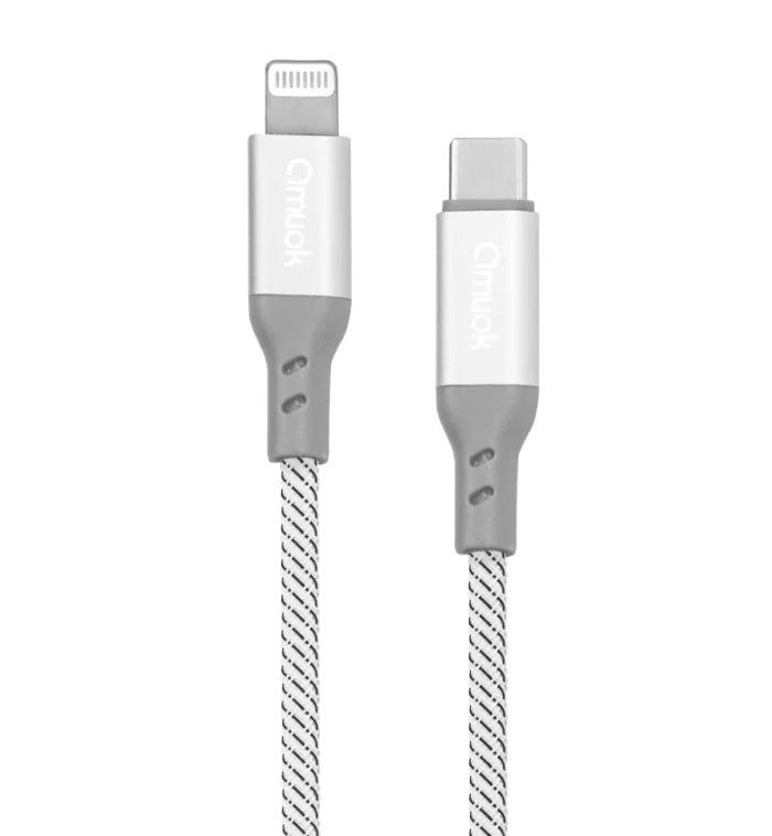 縮圖：amuok MFI認證PD快充線 Type-C to Lightning-120CM