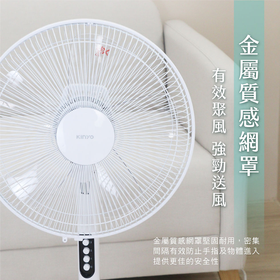縮圖：KINYO NAF-1345 直立式電風扇14吋(鐵網)