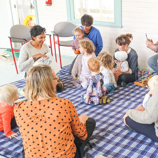 Our first 'Willow the Wonderer' story-time with the Crescent Head Playgroup