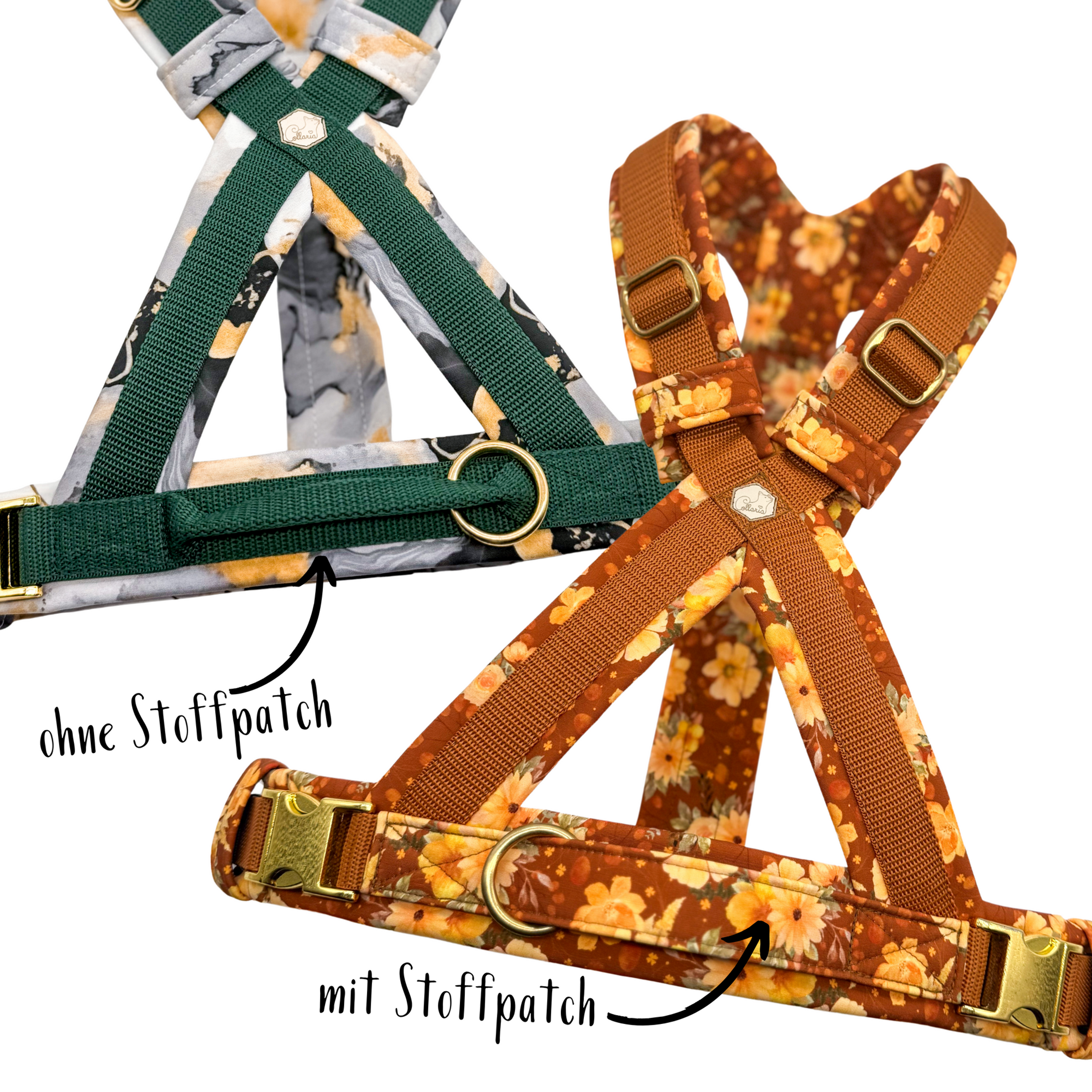 Stoffpatch beweglicher Leinenring