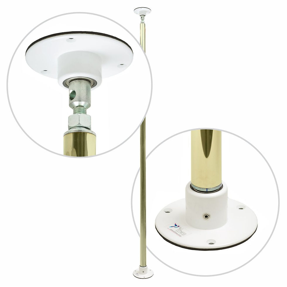 Miniatura: POLE CLASSIC LATÃO DOURADO STANDARD